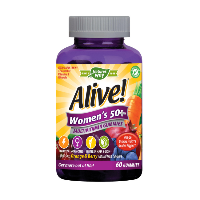 Alive! Women's 50+ Women’s 50+ Multivitamin Gummies | Nature's Way